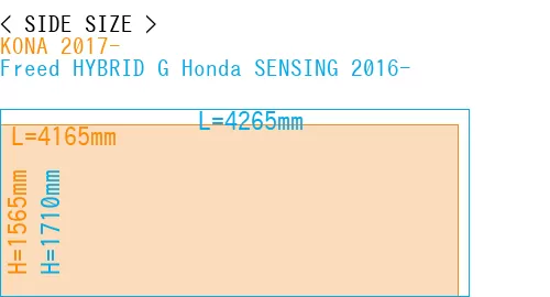 #KONA 2017- + Freed HYBRID G Honda SENSING 2016-